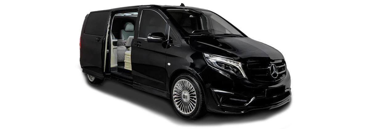 Mercedes V-Class ile Özel VIP Transfer Mercedes V-Class lüks minibüs modeli.